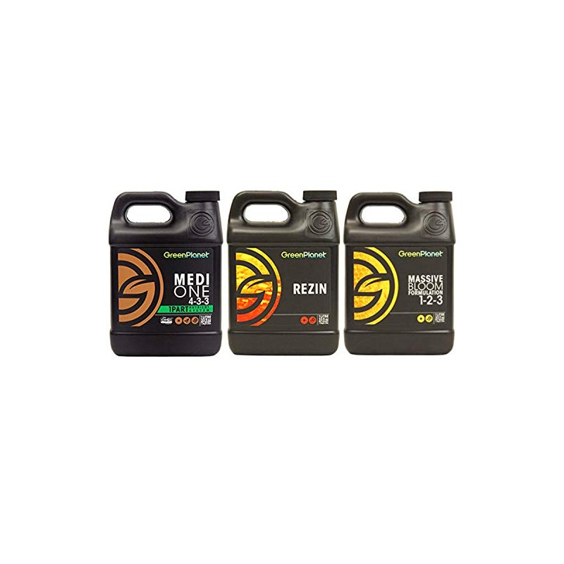 Green Planet MEDI ONE (4-3-3) All Natural Organic Hydroponics Nutrient,