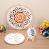 PATIKIL 4 Inch Beech Wood Embroidery Hoops, Circle Cross Stitch