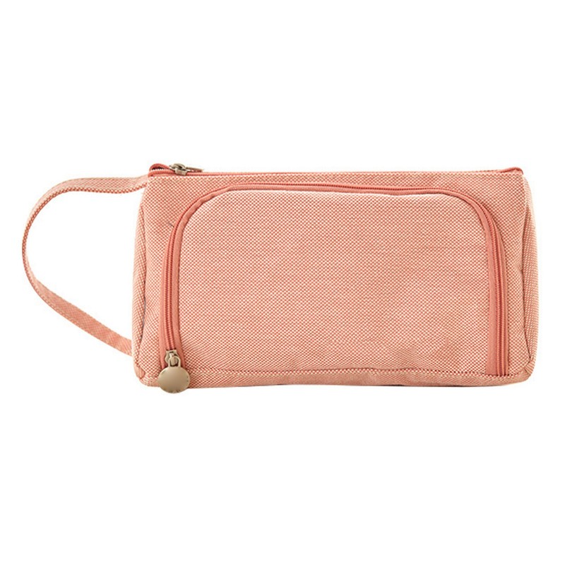 Pen Storage Bag Twill Open Window Fashionable Multifunctional Lovely Large