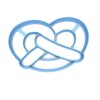Sweet Prints Inc Pretzel Cookie Cutter - Dishwasher Safe (3.5"