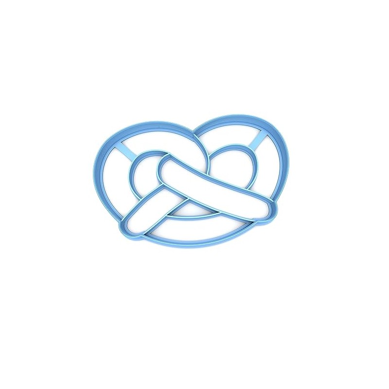 Sweet Prints Inc Pretzel Cookie Cutter - Dishwasher Safe (3.5"