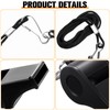 Frienda Black Lanyard Plastic Whistles Referees Fans Cheer Student Whistles
