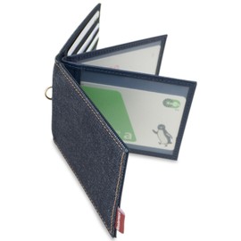 Need Network Card Case, Commuter Holder, Okayama Denim, License Case, Men's, Pass Case, Indigo Blue