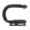 Camera Handheld Stabilizer ABS Sponge Adjustable Angle U Shaped Foldable