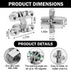 TINA.WIN 2 Packs of Concealed Hinges, Concealed Door Hinges for