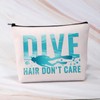 BDPWSS Scuba Diving Gift Diving Makeup Bag Dive Hair Don't