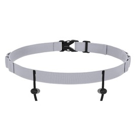 WHIPPY Triathlon Start Number Band 6 Gel Holders Running Belt Triathlon Race Belt Adjustable Running Race Number Belts for Jogging Marathon Cycling, Grey 31.49"