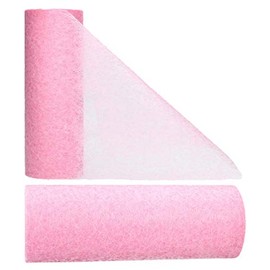 AmaCasa Non-Woven Table Runner for Weddings, Communions, Christenings and All Celebrations Dimensions: 23 cm / 25 m Roll (Dark Pink, Fleece)
