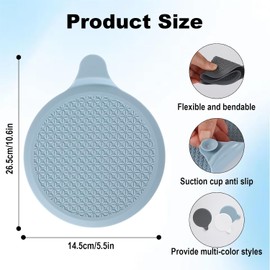 Paquete de 2 tapones de silicona para fregadero, tapón de bañera, tapón de drenaje de baño y cocina, cubierta de drenaje, enchufe universal para bañera de baño, sello de goma a prueba de fugas para