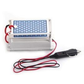 Generador De Ozono, 12v 10gh Generador De Ozono Portátil Para Coche Placa De Cerámica Ozonizador Ambientadores De Coche Para Coche                    