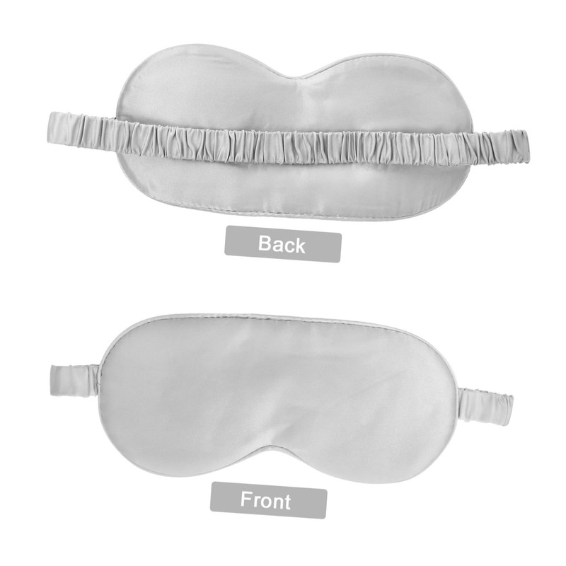 FOMIYES 2pcs Silk Sleep Mask Travel Eye Cover Silk Sleep