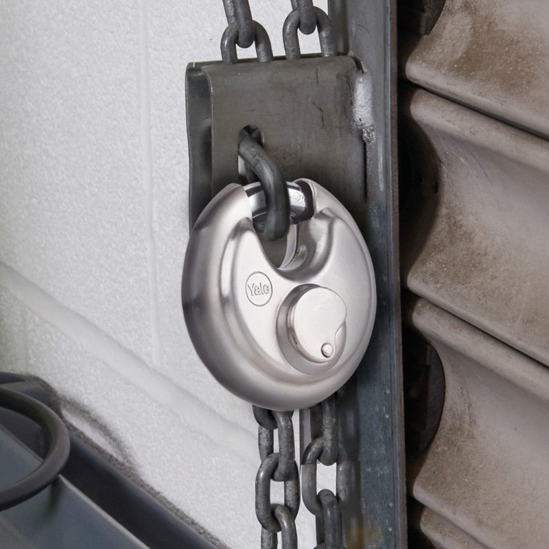 Yale - YE130/70/165/1 Hochsicherheit 70 mm Edelstahl -Diskus -Vorhängeschloss -