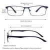 ALWAYSUV Gafas de miopía miopía de color negro de 1.0