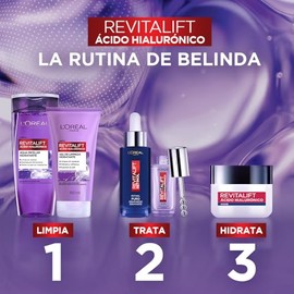 LOreal Paris Revitalift Ácido Hialurónico Crema de Noche Hidratante, Hidrata Intensamente y Rellena Líneas de Expresión, 50 ml                        
