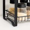 SONGMICS 2 Tier Kitchen Rack Metal Spice Rack with Plastic