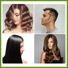 GLIDESMOOTH Detangling Hair Comb, Double Row Tooth Hair Comb Hairdressing Styling Tool for Curly Hair, Blue, 7.87"x1.77" Beauty