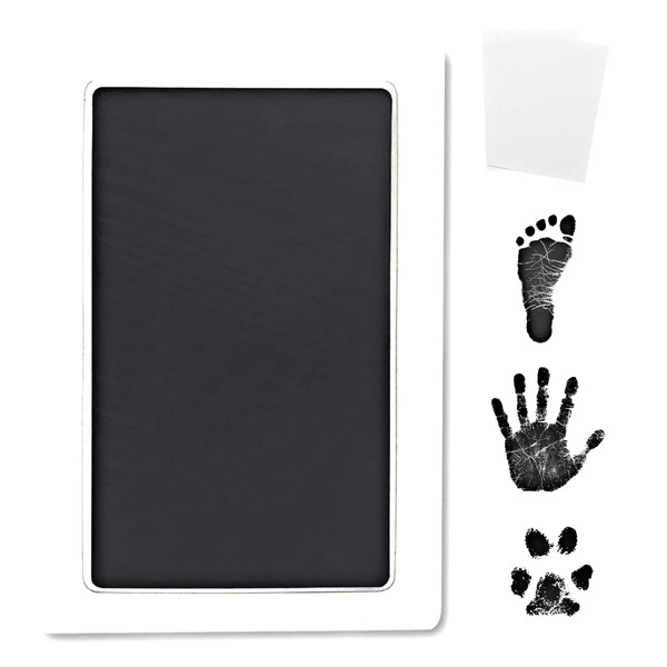 Inkless Large Clean Touch Ink Pad Kit for Baby Footprint,