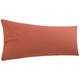 sourcing map Body Pillow Case, Microfiber Pillowcases Weave for 90 Gsm Ployester, Soft Full Replacement Covers for Body Pillows Orange Red Body(51cmx152cm)