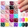 LuckForever 576pc Round Square Press on Nails Short Fake Nails