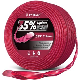 YWTESCH 0.095" Twisted Round Trimmer Line - 400 Feet