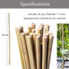 20 Pcs 18 Inch Natural Bamboo Plant Support Stakes for