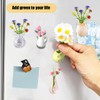 9PCS Mini Ceramic Vase Magnets for Fridge