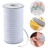 Coopay 180 Yards Length 1/8" Width Elastic Cord Elastic Bands
