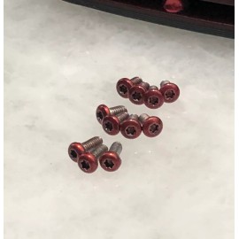 DH Translucent Red Stainless Steel Screws Set For Benchmade Mini Freek 565-1 Knife