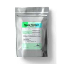 Talsen Chemicals Thiamine (Vitamin B1) Supplement Powder (4 Ounce/113 Grams) Vitamin B1 Thiamine Powder Turn Food Into Energy Thiamine (Vitamin B1) for Energy Metabolism and Nerve Function Support