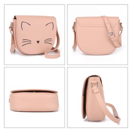 Gladdon Crossbody Bags for Teen Girls Small Fashion Preteen Purses Cat Birthday Gift for Girl Cat