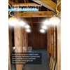 HYPERLITE Construction String Lights: 50FT 5 Bulbs Work Lights with