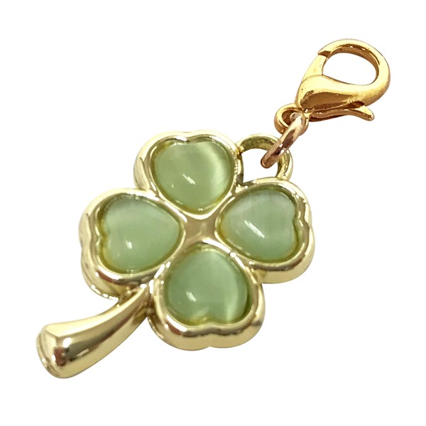Mask Charm, Clover, Four Leaves, Good Luck, Accessories, Charm, Stylish,