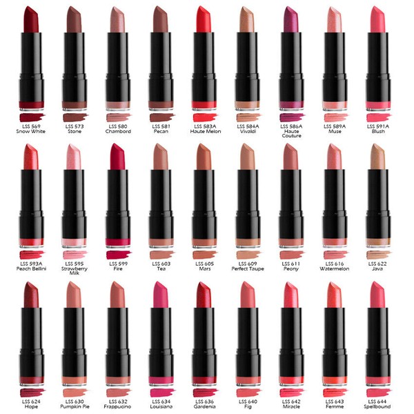 6 NYX Extra Creamy Round Lipstick - LSS  "Pick Your 6 Color"  *Joy's cosmetics*