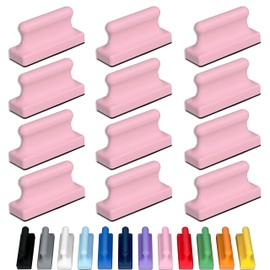Glassboard Studio Mega Magnets - Neodymium - Heavy Duty, Colorful, Ergonomic, Ideal for Crafting, Quilting, and as Magnetic Knife Holders (12, Blush Pink Pawn)