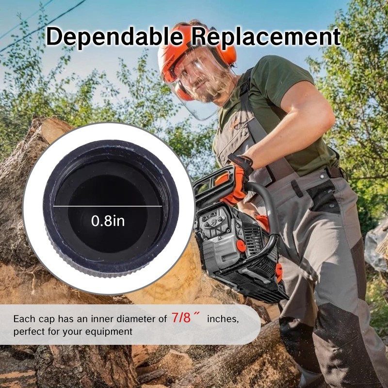 NIIIYTYB 2Pcs Chainsaw Bar Oil Cap Compatible with Pole Saws