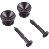GOTOH Strap Pin, Fender Type, Set of 2, Black (PEP-B2B)