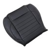 Mythoria Front Driver Bottom Replacement Leather Seat Cover Black #