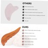 KOMBIUDA 2pcs Gua Sha Scraping Tool Ergonomic Massage Board for