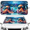 Funny Octopus Car Windshield Sun Shade Foldable Sunshade Front Window