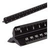 1 Pcs Meter Ruler Architectural Scale, Aluminum Triangular Scale Ruler