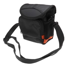 vhbw Belt Bag Black for Camera Nikon CoolPix L330, L830 L840.