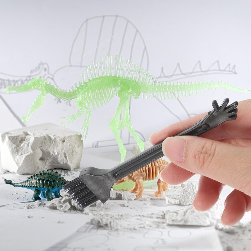 Toddmomy 10 Sets Diy Archaeological Dig Tool Set Gemstone Excavation