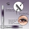 2Pcs Iron Wand Mascara, Metal Mascara Wand, Black Washable Metal
