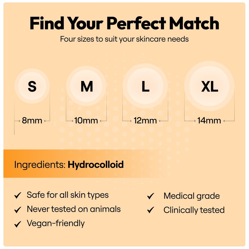 300 Pimple Patches – Hydrocolloid with Salicylic Acid, Tea Tree