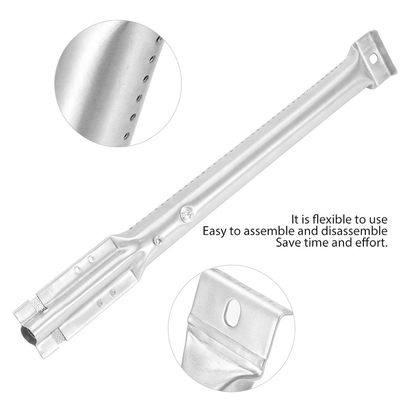 Stainless Steel Grill Burners Crossover Tubes Set Replacement Parts Fit