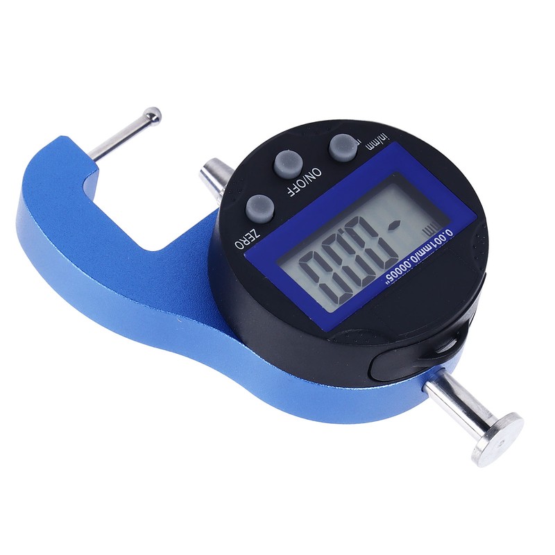 Micro Digital Thickness Gauge Accurate Dial for Pipe Wall 0.0005in