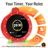MOMILLA Kids Alarm Clock for Bedrooms, Colorful Display 7-Day Programmable