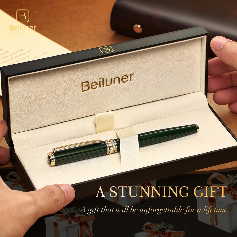 BEILUNER Luxury ballpoint pen with diamond decoration