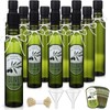 Reallnaive 12 Pcs 8 oz Mini Olive Oil Bottles Empty