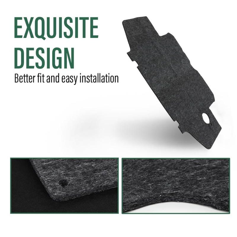 LQI Hood Insulation Pad with Clips Compatible with Toyota Tacoma